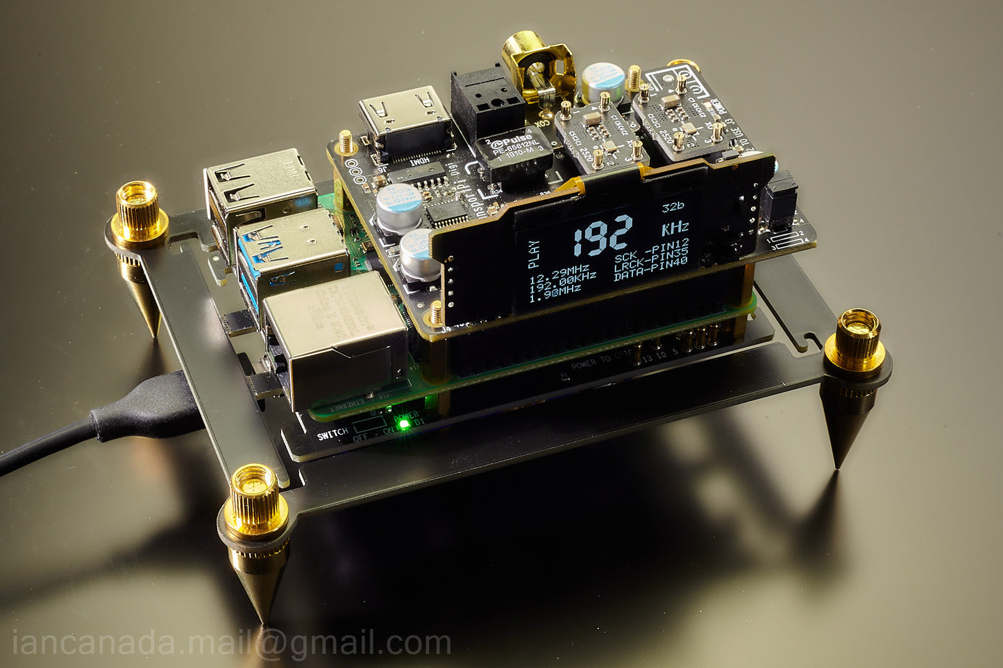 UcPi/2025 Universal Ultracapacitor RPi Power Supply with ultracapacitors pre-installed