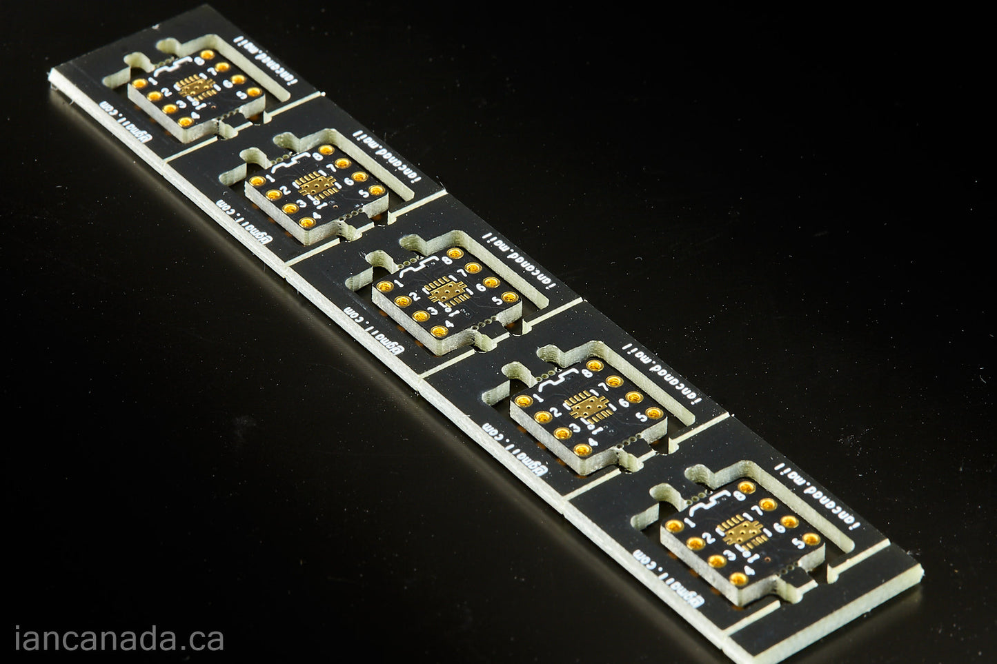#15B. OPA1622 OPA SMT to DIP8 adapter PCB X 5, gold plated, high quality, free