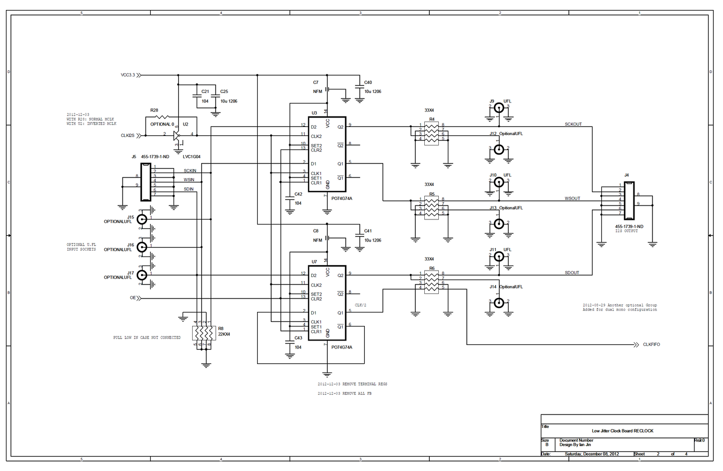 Si571 ultralow jitter clock/re-clock board fully finished
