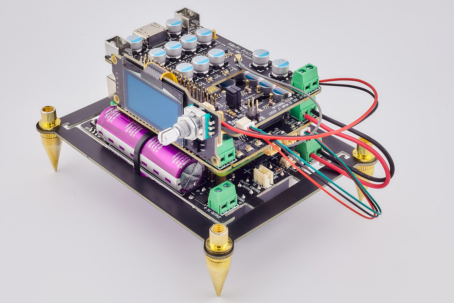 Flagship compact size FIFO Re-clock Streamer KITs with Ultracapacitor\Battery hybrid PSUs