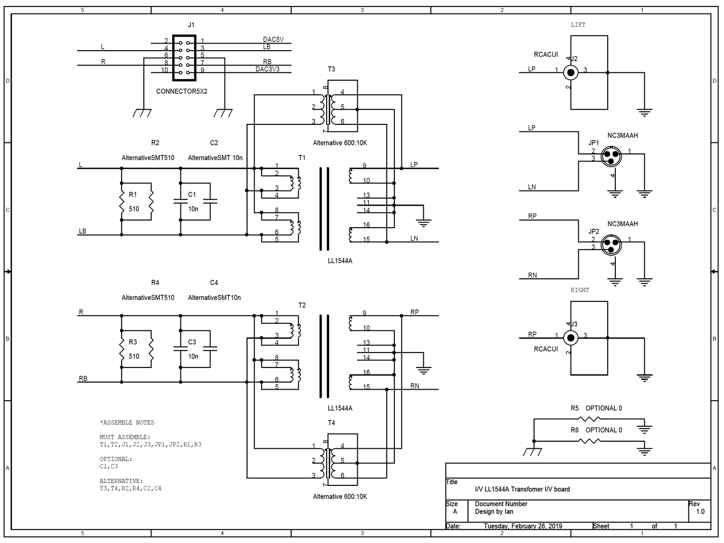 #27. Free Transformer I/V V1.0 (PCB only, limit 1 per order)