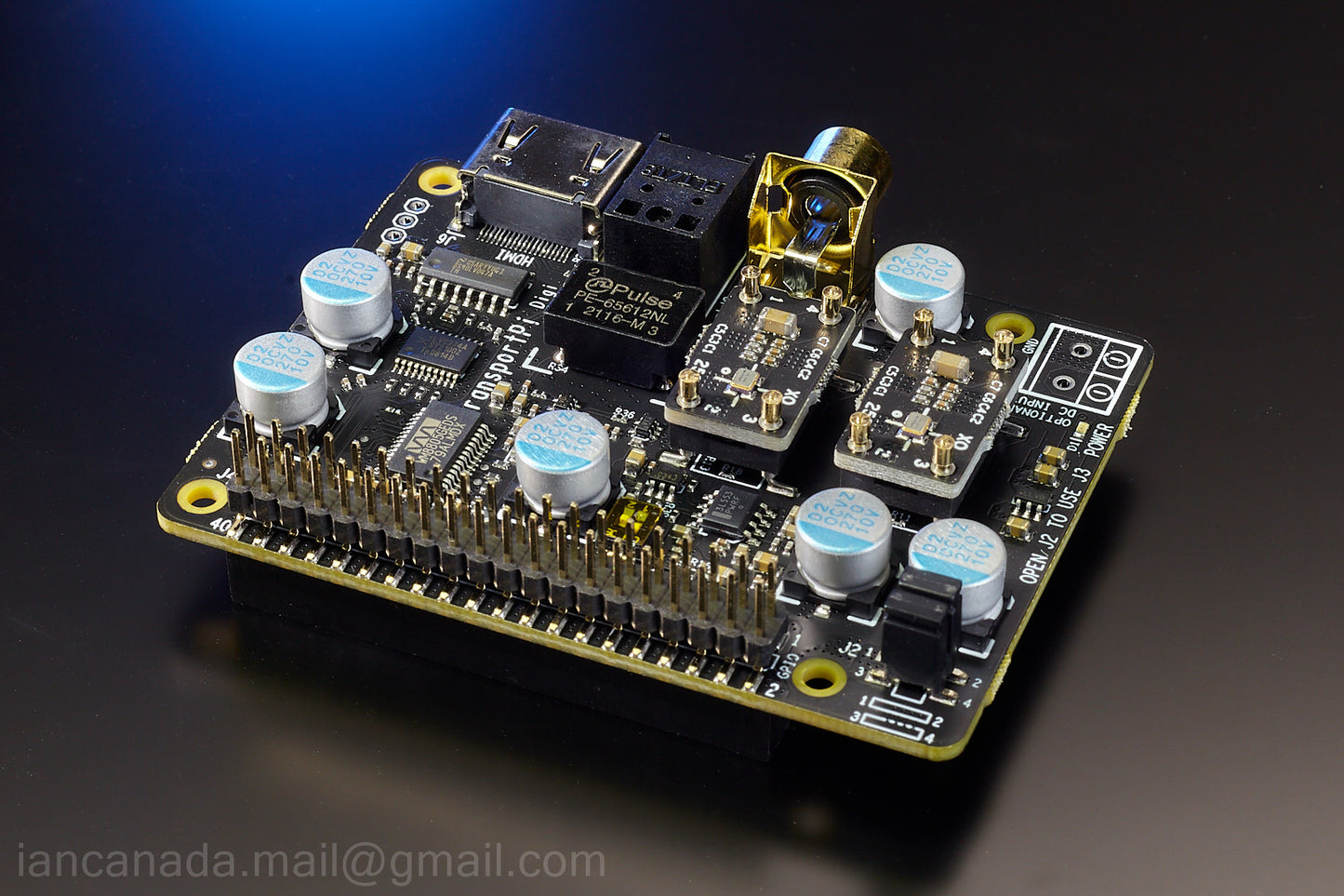 TransportPi Digi/II, Audiophile master mode digi re-clock streamer