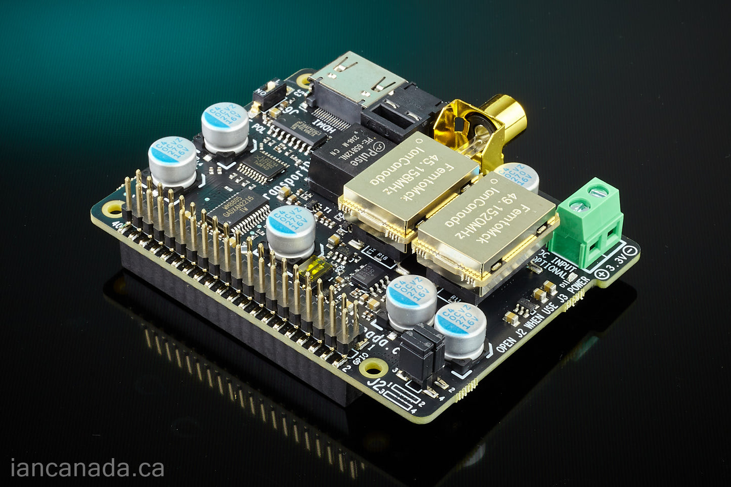 TransportPi Digi/II, Audiophile master mode digi re-clock streamer