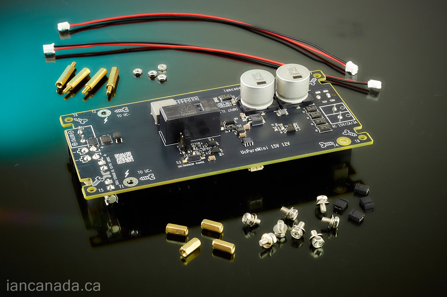 UcPure Mini 15V,12V,+/-15V,+/-12V Low-cost Third-generation Pure Ultracapacitor PSU for Analog applications