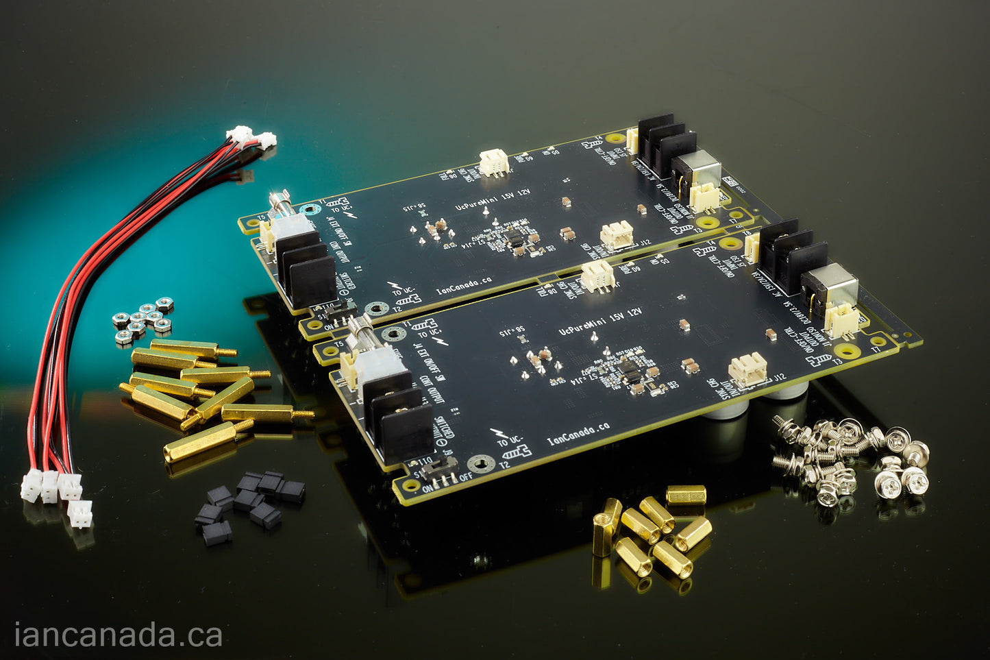 UcPure Mini 15V,12V,+/-15V,+/-12V Low-cost Third-generation Pure Ultracapacitor PSU for Analog applications