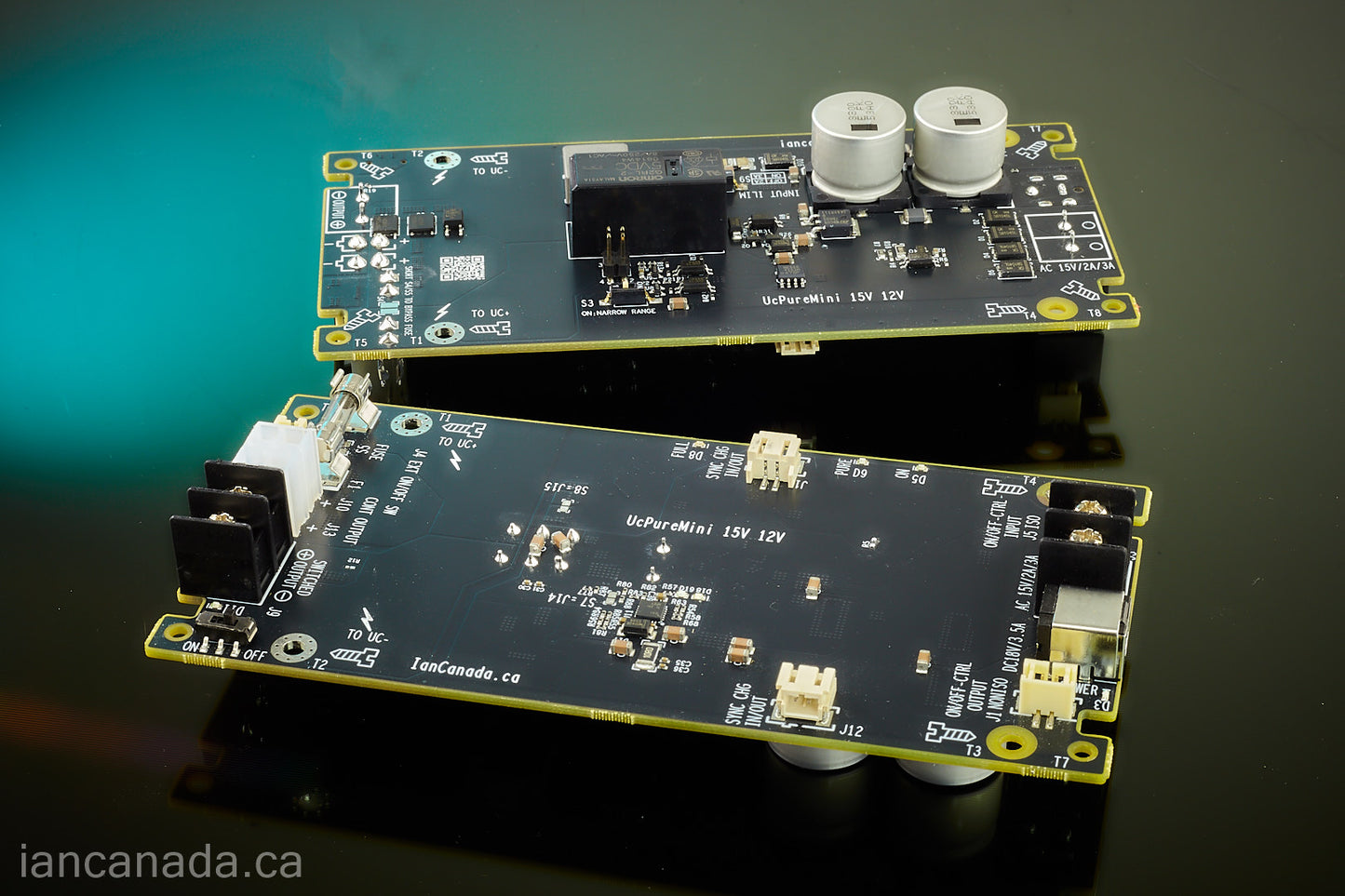 UcPure Mini 15V,12V,+/-15V,+/-12V Low-cost Third-generation Pure Ultracapacitor PSU for Analog applications