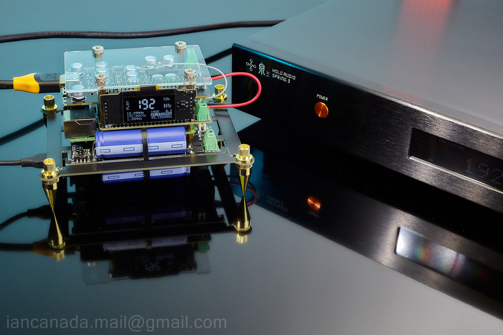 古典ラジオ [B24393] DIAMOND AUDIO TRANSFIRMER Improve Holo Spring3 R2R DAC with FIFO re-clocked DDC streamer