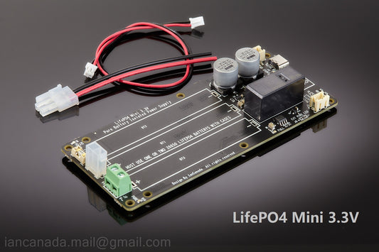 LifePO4 Mini 3.3V or 6.6V Battery Power supply