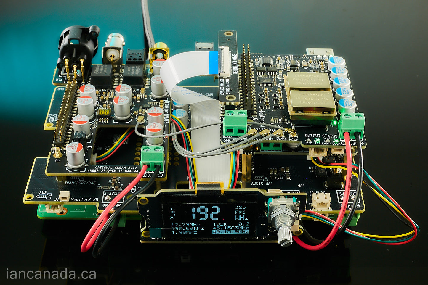 StationPiCM5 Six-In-One Multifunction CM5 Audio Base Adapter