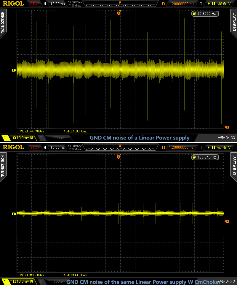 CmChoker Common Mode Noise Filter for Audio Power Supply