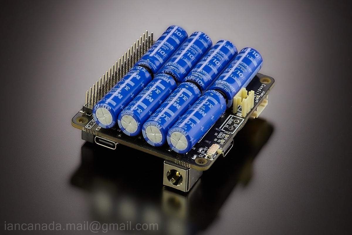 Capacitor Raspberry Pi #30A. ConditionerPi Raspberry Pi Power Supply super capacitor filter B ...