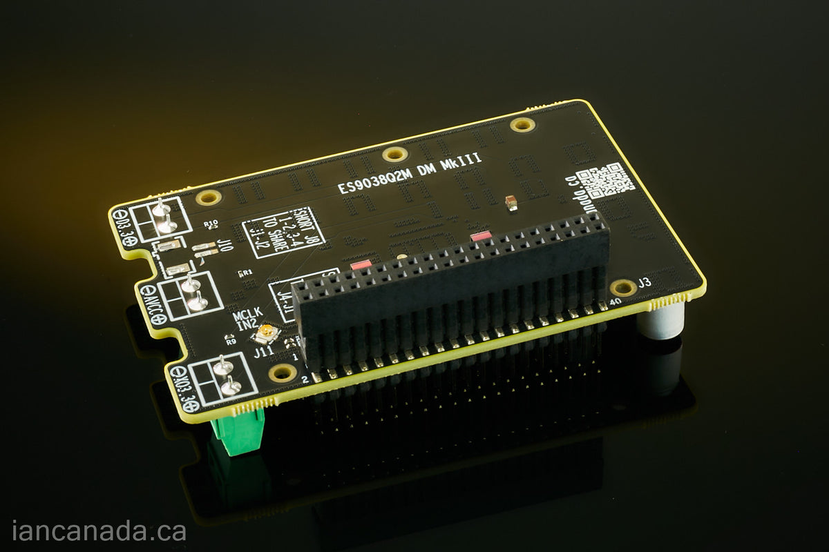 (New) ES9038Q2M Dual Mono DAC HAT