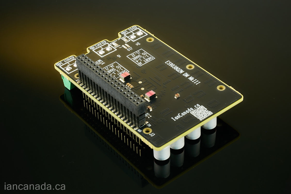(New) ES9038Q2M Dual Mono DAC HAT