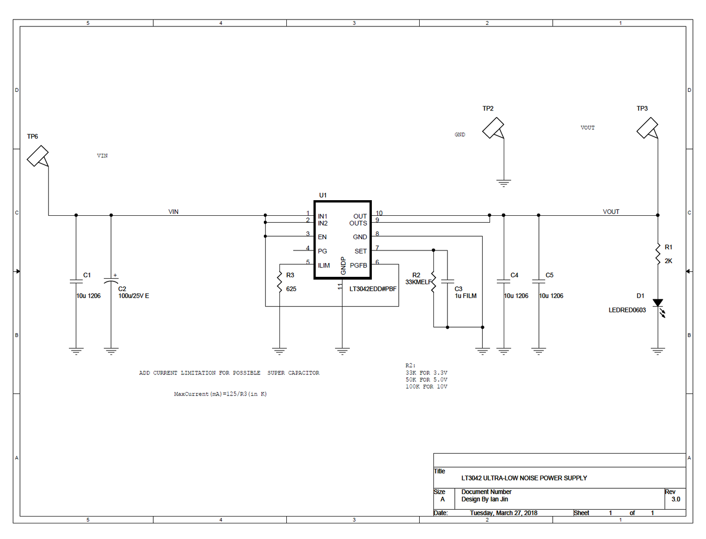 #13A. LT3042 low noise regulator PCB, free