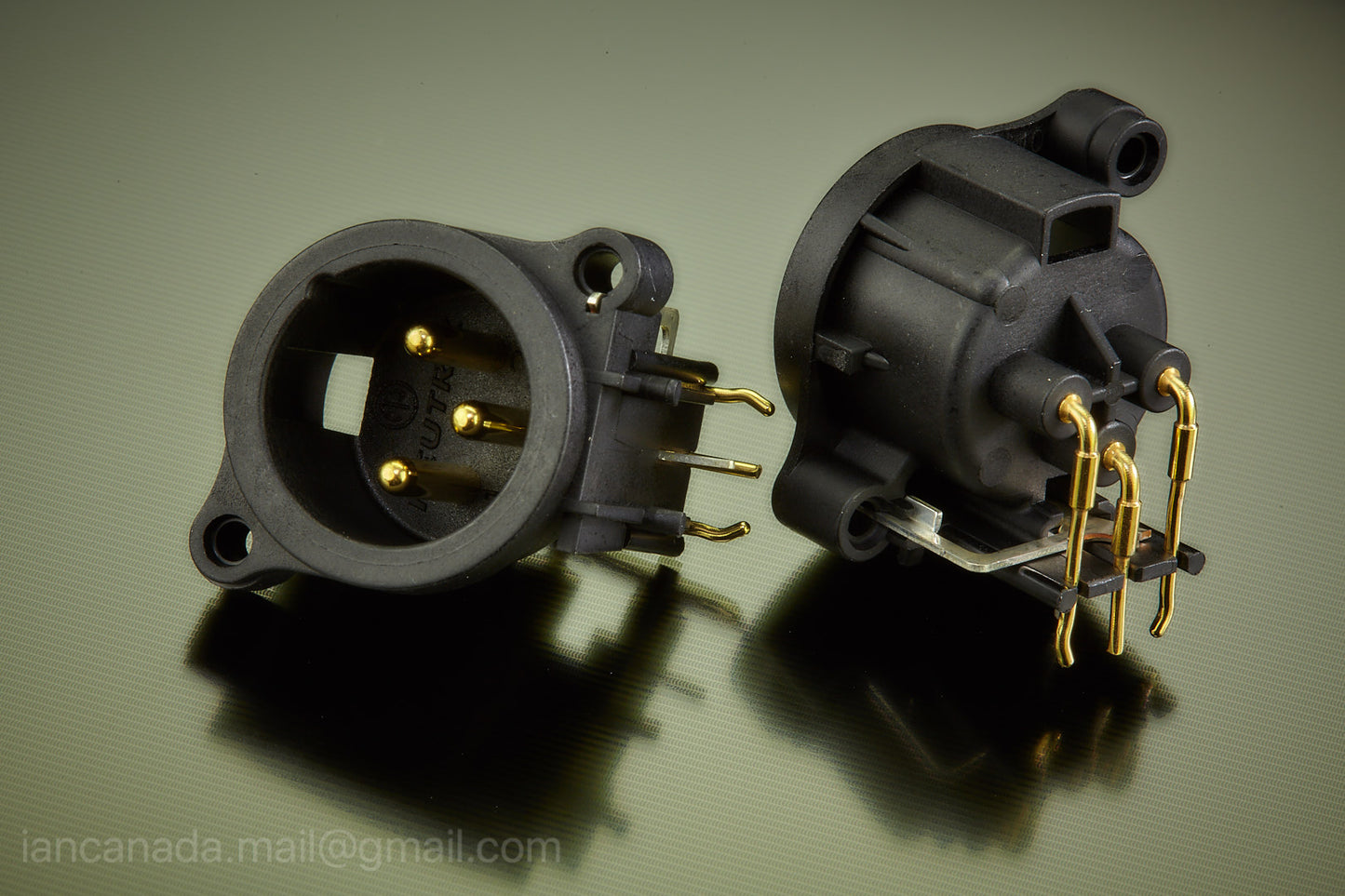 #16A. Pair of Neurik XLR connectors, NC3MAAH