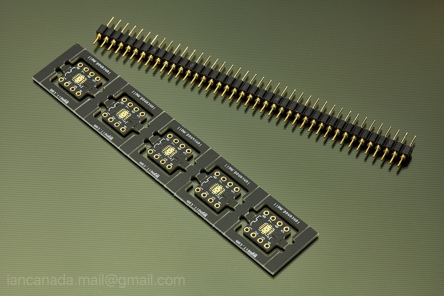 OPA1622 OPA SMT to DIP8 adapter PCB X 5, gold plated, high quality, free