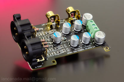 OPA861 MkII Audiophile Zero Feedback Balanced I/V Board