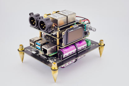 Flagship compact size FIFO Re-clocked SYNC mode DAC KITs with Ultracapacitor and Battery PSUs