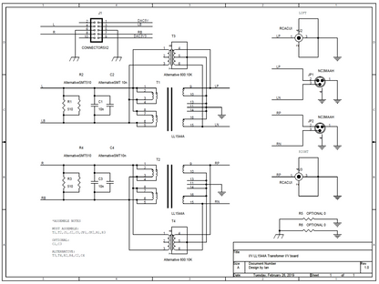 #27. Free Transformer I/V V1.0 (PCB only, limit 1 per order)