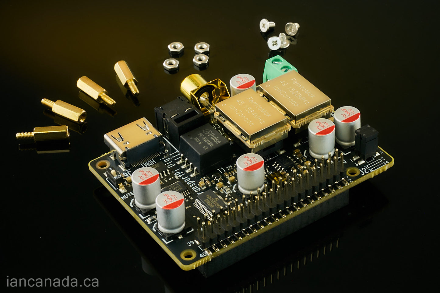 TransportPi Digi/II/III, Audiophile master mode Digi re-clock streamer transport