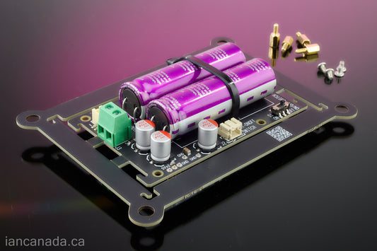UcPi/2025 Universal Ultracapacitor RPi Power Supply with ultracapacitors pre-installed