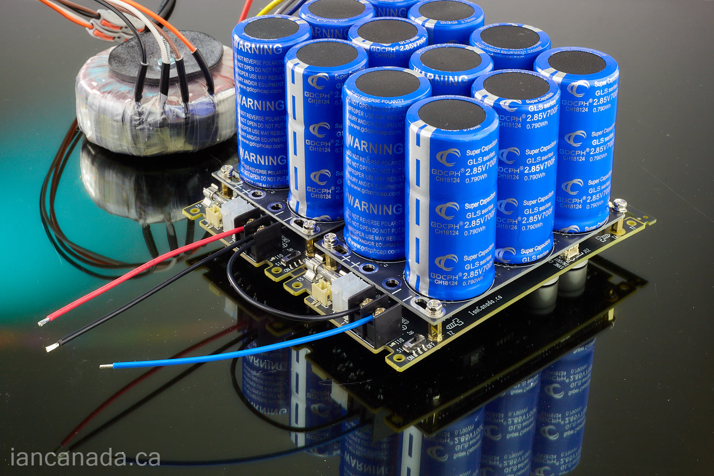 UcPure Mini 15V,12V,+/-15V,+/-12V Low-cost Third-generation Pure Ultracapacitor PSU for Analog applications